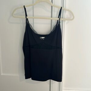 Cami NYC cotton/modal and lace top
